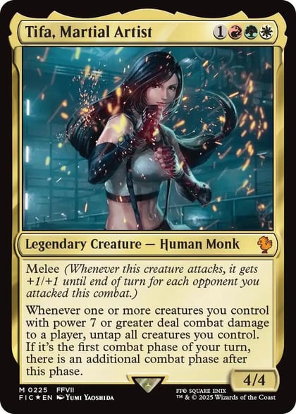Tifa, Martial Artist (Surge Foil), Commander: FINAL FANTASY 225