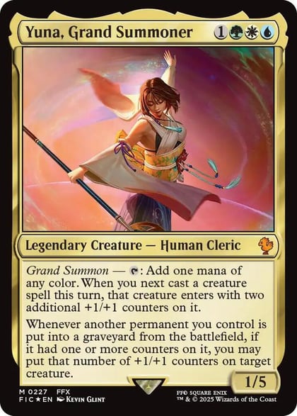 Yuna, Grand Summoner (Surge Foil), Commander: FINAL FANTASY 227