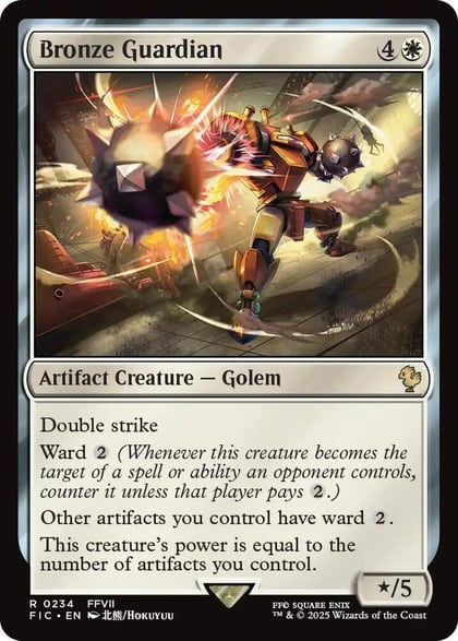 Bronze Guardian (Surge Foil), Commander: FINAL FANTASY 234