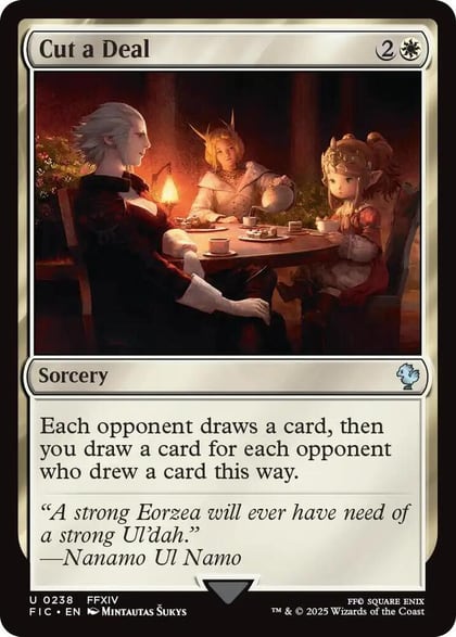 Cut a Deal (Surge Foil), Commander: FINAL FANTASY 238