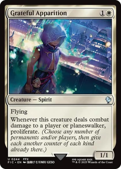 Grateful Apparition (Surge Foil), Commander: FINAL FANTASY 244