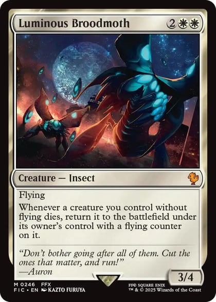 Luminous Broodmoth (Surge Foil), Commander: FINAL FANTASY 246