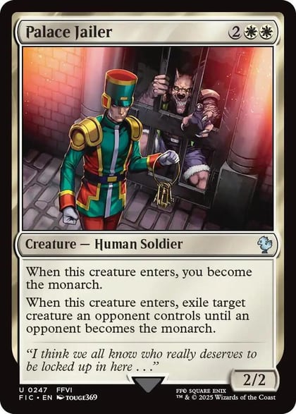 Palace Jailer (Surge Foil), Commander: FINAL FANTASY 247