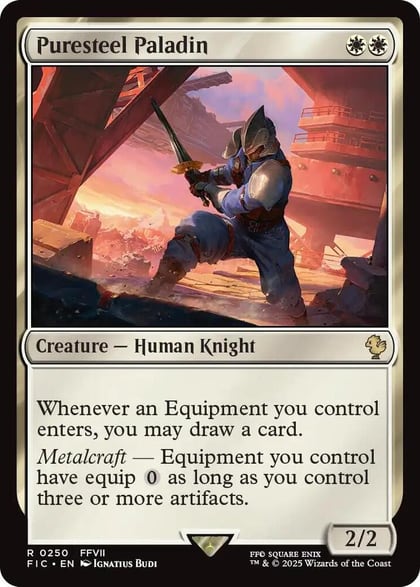 Puresteel Paladin (Surge Foil), Commander: FINAL FANTASY 250