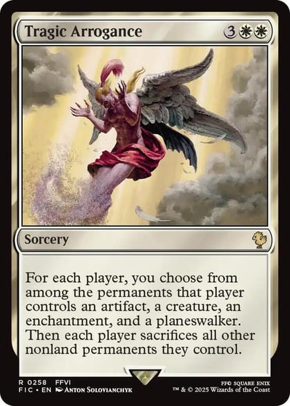Tragic Arrogance (Surge Foil), Commander: FINAL FANTASY 258