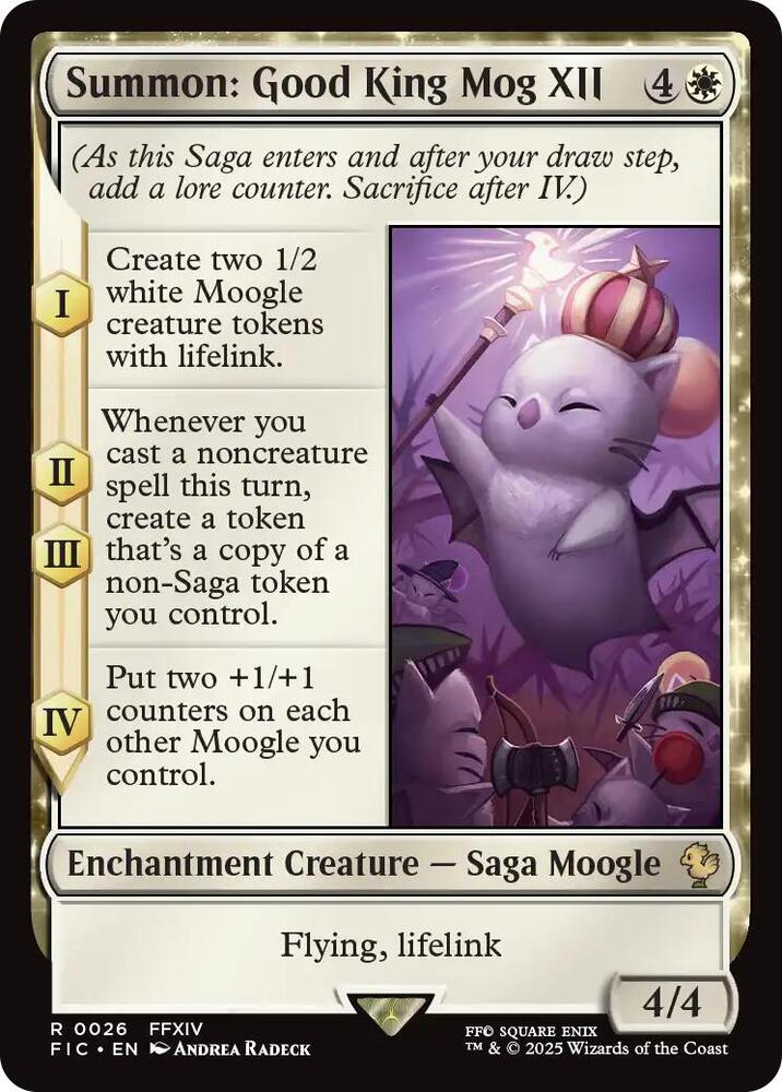 Summon: Good King Mog XII, Commander: FINAL FANTASY 26