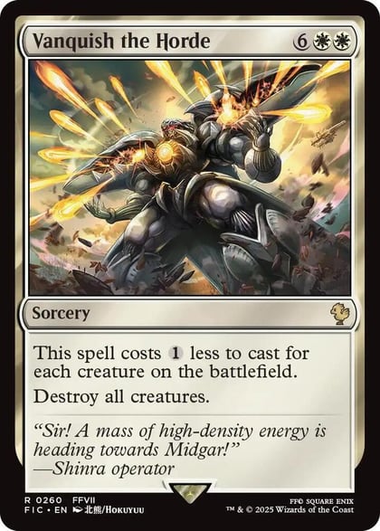 Vanquish the Horde, Commander: FINAL FANTASY 260