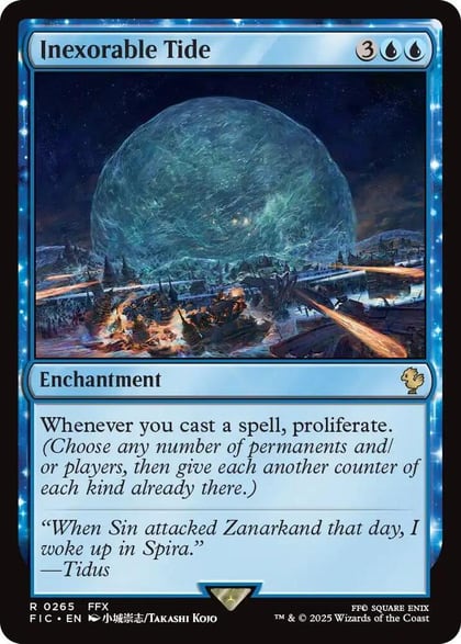 Inexorable Tide (Surge Foil), Commander: FINAL FANTASY 265