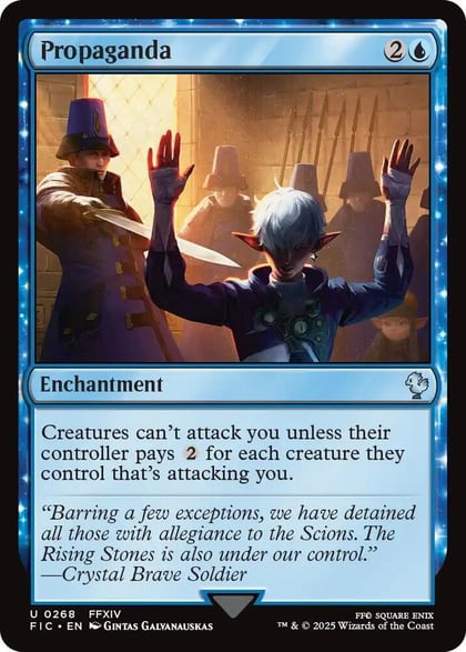 Propaganda (Surge Foil), Commander: FINAL FANTASY 268