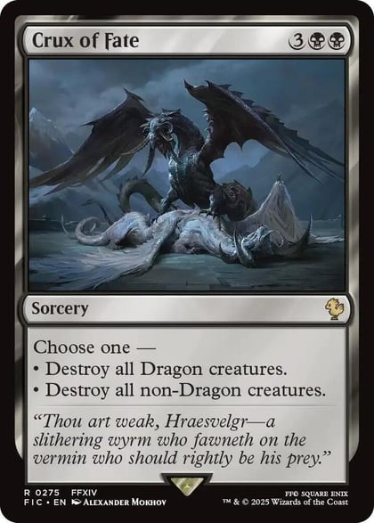 Crux of Fate (Surge Foil), Commander: FINAL FANTASY 275