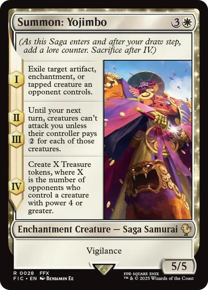 Summon: Yojimbo (Surge Foil), Commander: FINAL FANTASY 28