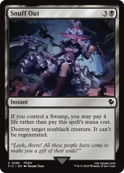 Snuff Out (Surge Foil), Commander: FINAL FANTASY 285
