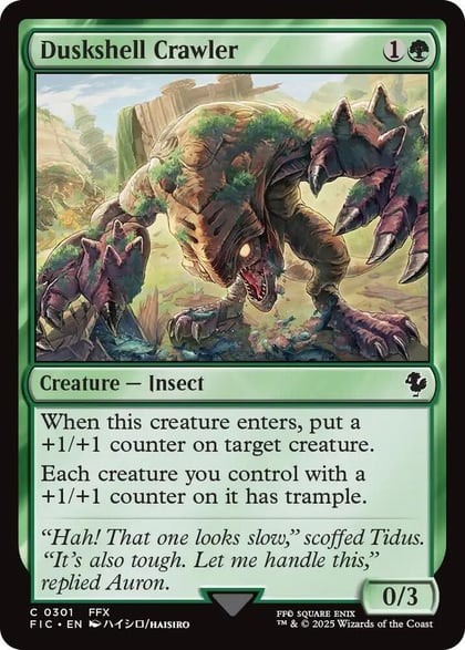 Duskshell Crawler (Surge Foil), Commander: FINAL FANTASY 301