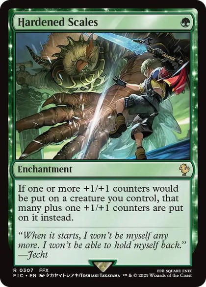 Hardened Scales (Surge Foil), Commander: FINAL FANTASY 307