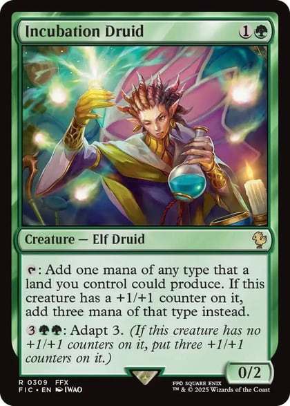 Incubation Druid (Surge Foil), Commander: FINAL FANTASY 309