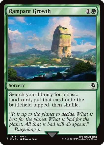 Rampant Growth (Surge Foil), Commander: FINAL FANTASY 313