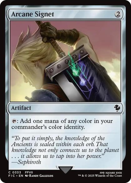 Arcane Signet (0333) (Surge Foil), Commander: FINAL FANTASY 333