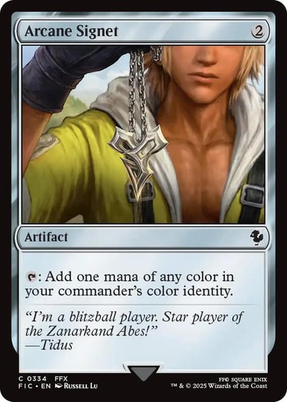 Arcane Signet (0334), Commander: FINAL FANTASY 334
