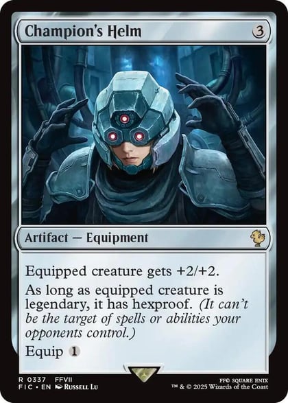 Champion's Helm (Surge Foil), Commander: FINAL FANTASY 337