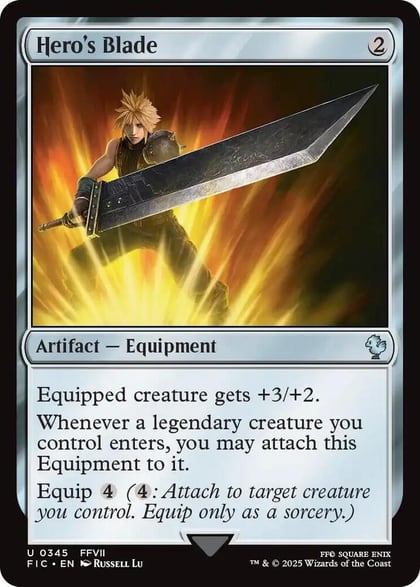 Hero's Blade (Surge Foil), Commander: FINAL FANTASY 345