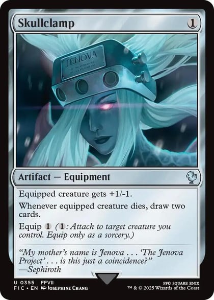 Skullclamp (Surge Foil), Commander: FINAL FANTASY 355