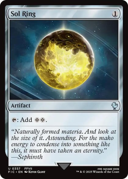 Sol Ring (0357) (Surge Foil), Commander: FINAL FANTASY 357
