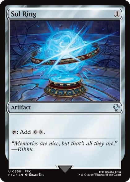 Sol Ring (0358) (Surge Foil), Commander: FINAL FANTASY 358