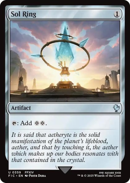 Sol Ring (0359) (Surge Foil), Commander: FINAL FANTASY 359