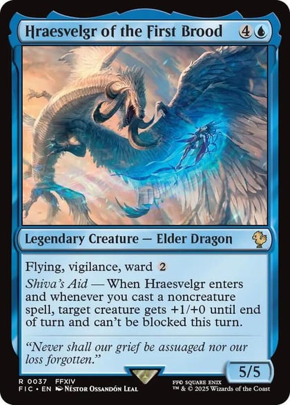 Hraesvelgr of the First Brood (Surge Foil), Commander: FINAL FANTASY 37