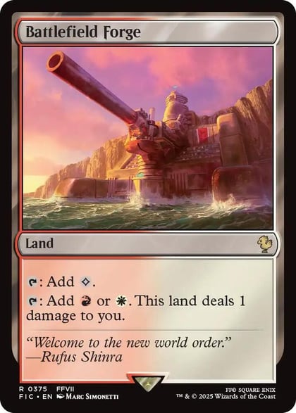 Battlefield Forge (Surge Foil), Commander: FINAL FANTASY 375