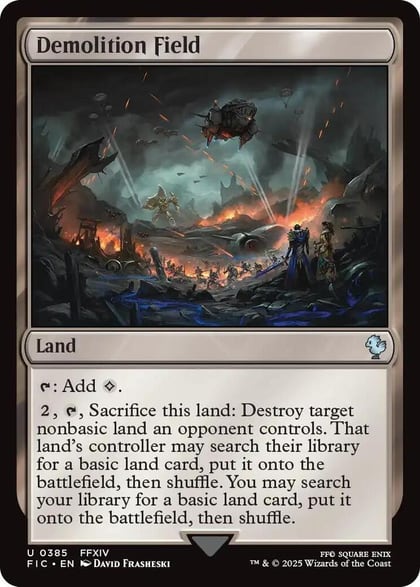 Demolition Field, Commander: FINAL FANTASY 385