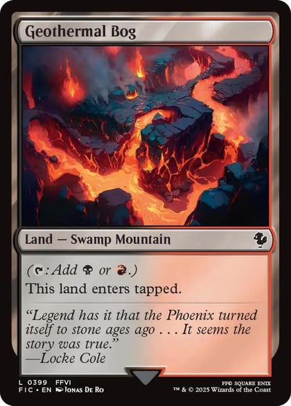 Geothermal Bog, Commander: FINAL FANTASY 399