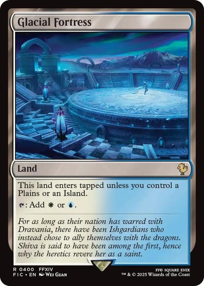 Glacial Fortress (Surge Foil), Commander: FINAL FANTASY 400
