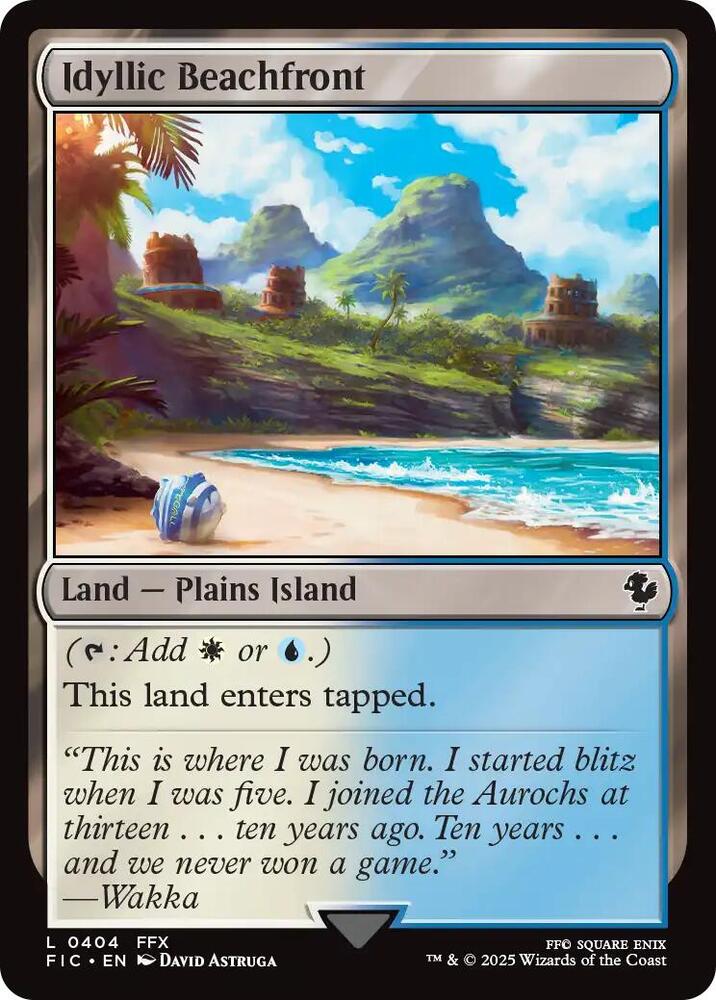 Idyllic Beachfront, Commander: FINAL FANTASY 404