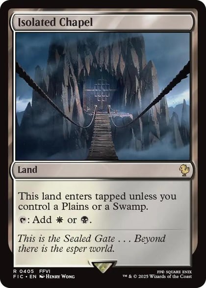 Isolated Chapel (Surge Foil), Commander: FINAL FANTASY 405