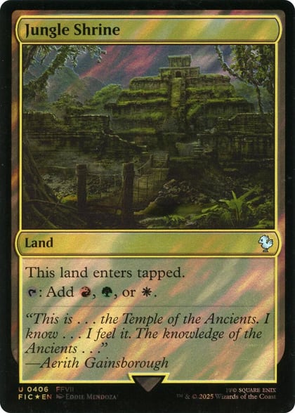 Jungle Shrine (Surge Foil), Commander: FINAL FANTASY 406
