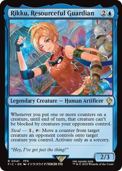 Rikku, Resourceful Guardian (Surge Foil), Commander: FINAL FANTASY 41