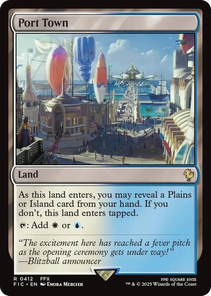 Port Town (Surge Foil), Commander: FINAL FANTASY 412