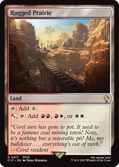 Rugged Prairie (Surge Foil), Commander: FINAL FANTASY 417
