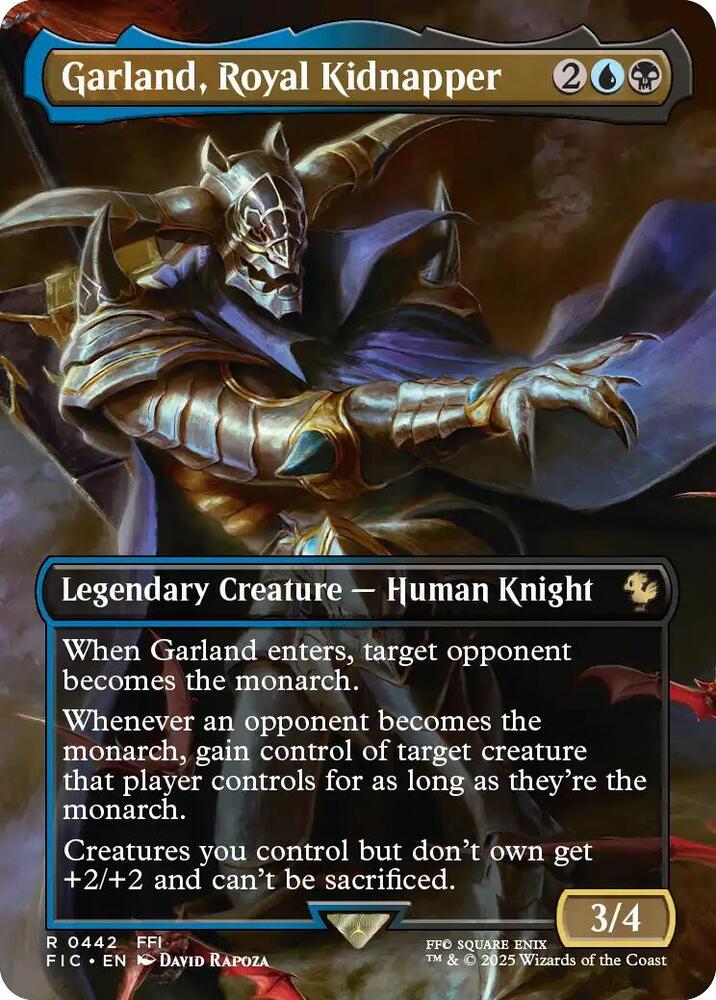 Garland, Royal Kidnapper (Borderless), Commander: FINAL FANTASY 442