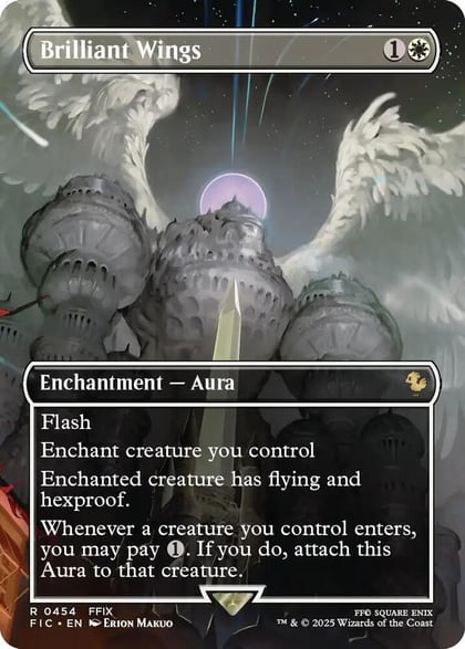Brilliant Wings (Borderless), Commander: FINAL FANTASY 454