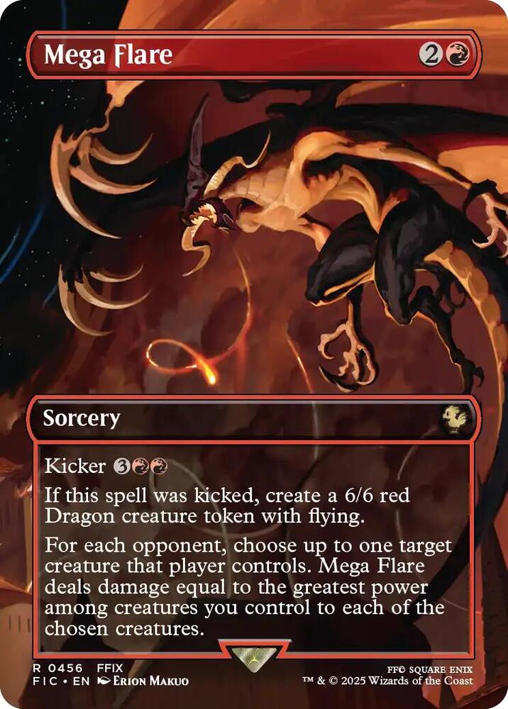 Mega Flare (Borderless), Commander: FINAL FANTASY 456