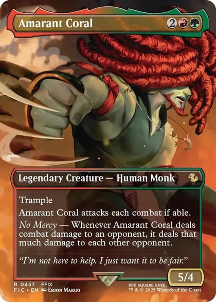 Amarant Coral (Borderless), Commander: FINAL FANTASY 457
