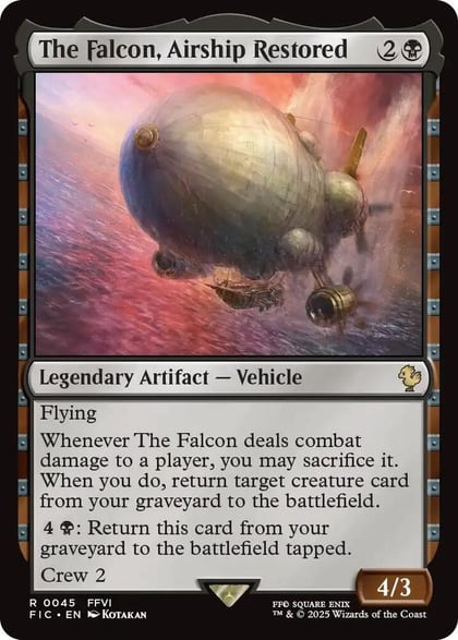 The Falcon, Airship Restored, Commander: FINAL FANTASY 45