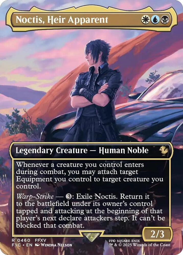 Noctis, Heir Apparent (Borderless), Commander: FINAL FANTASY 460