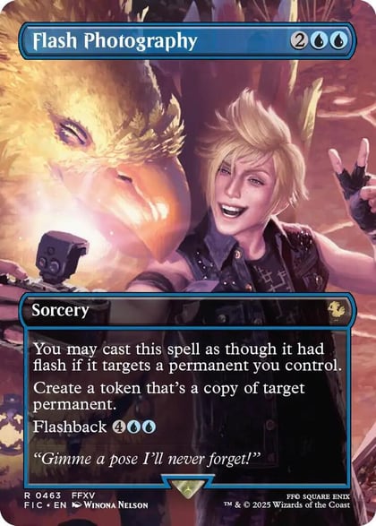 Flash Photography (Borderless), Commander: FINAL FANTASY 463