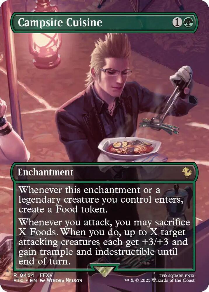 Campsite Cuisine (Borderless), Commander: FINAL FANTASY 464