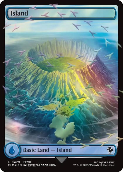 Island (Chocobo Track Foil), Commander: FINAL FANTASY 479