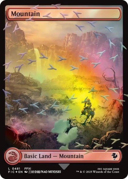 Mountain (Chocobo Track Foil), Commander: FINAL FANTASY 481