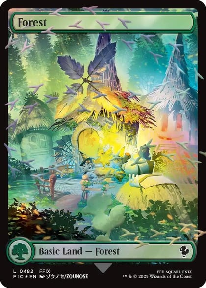 Forest (Chocobo Track Foil), Commander: FINAL FANTASY 482